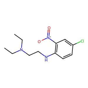 Aniline, 4-chloro-N-(2-(diethylamino)ethyl)-2-nitro- structure