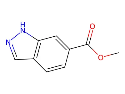 methyl 1H-indazole-6-carboxylate structure