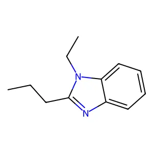 1-Ethyl-2-propylbenzimidazole structure