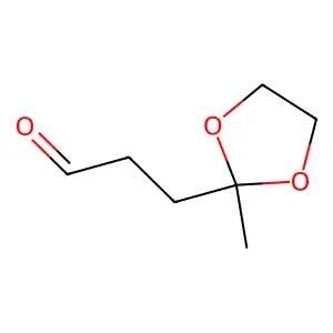 1,3-Dioxolane-2-propanal, 2-methyl- structure