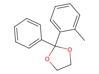 2-Phenyl-2-(O-tolyl)-1,3-dioxolane structure
