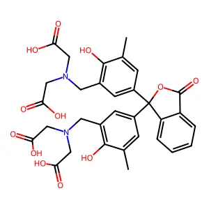 o-Cresolphthalein complexone structure
