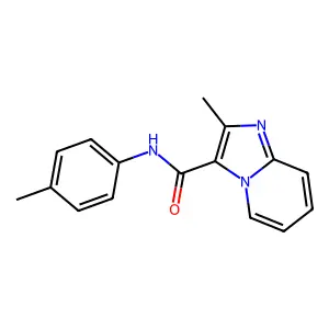 2-methyl-N-(4-methylphenyl)imidazo[1,2-a]pyridine-3-carboxamide structure
