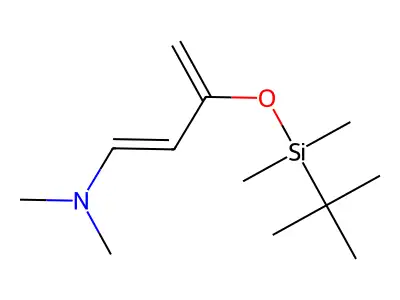 3-[tert-butyl(dimethyl)silyl]oxy-N,N-dimethylbuta-1,3-dien-1-amine structure