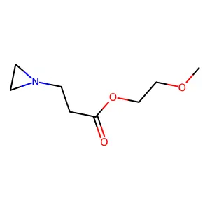 1-Aziridinepropionic acid, 2-methoxyethyl ester structure