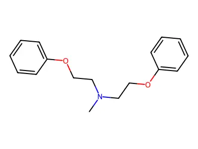 N-methyl-2-phenoxy-N-(2-phenoxyethyl)ethanamine structure