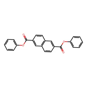 Diphenyl 2,6-naphthalenedicarboxylate structure