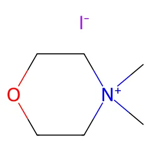 4,4-二甲基吗啉碘化物(1:1) structure