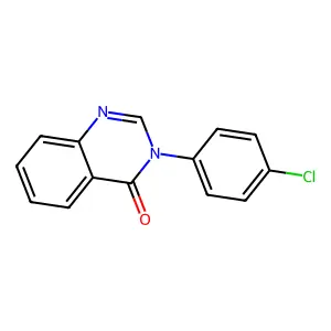 3-(4-chlorophenyl)quinazolin-4(3H)-one structure