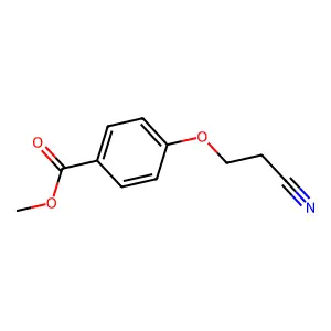 Methyl 4-(2-cyanoethoxy)benzoate structure