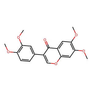 6,7,3',4'-Tetramethoxyisoflavone structure