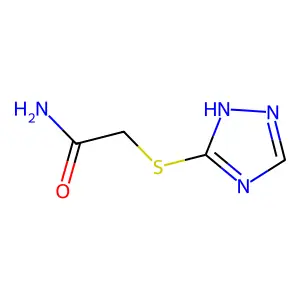 2-(1H-1,2,4-triazol-5-ylsulfanyl)acetamide structure