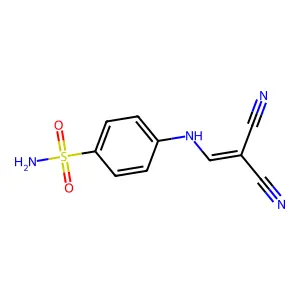 4-[(2,2-Dicyanoethenyl)amino]benzenesulfonamide structure