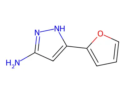 3-(furan-2-yl)-1H-pyrazol-5-amine structure