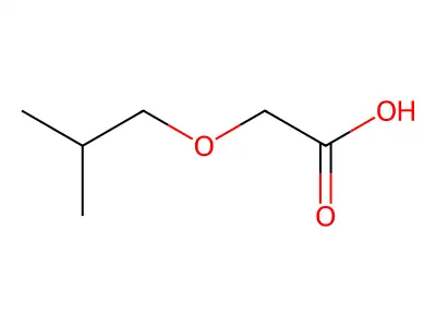 2-(2-Methylpropoxy)acetic acid structure