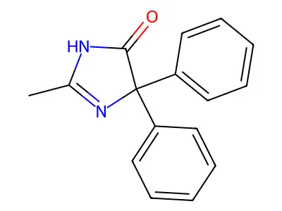 2-methyl-4,4-diphenyl-1H-imidazol-5-one structure