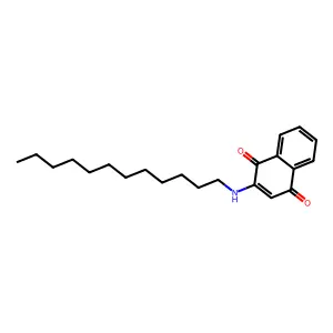 2-(Dodecylamino)naphthalene-1,4-dione structure