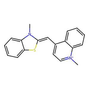 Thiazole orange cation structure