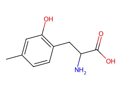 2-Amino-3-(2-hydroxy-4-methylphenyl)propanoic acid structure