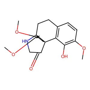 O4,17-Didemethylhasubanonine structure