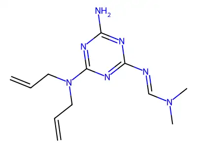 C12H19N7 structure