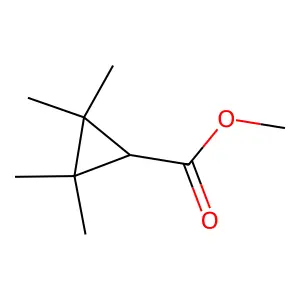 Methyl 2,2,3,3-tetramethylcyclopropanecarboxylate structure