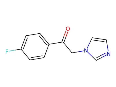 1-(4-fluorophenyl)-2-(1H-imidazol-1-yl)ethan-1-one structure