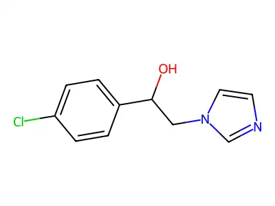 alpha-(4-Chlorophenyl)-1H-imidazole-1-ethanol structure
