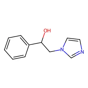 2-(1H-imidazol-1-yl)-1-phenylethanol structure