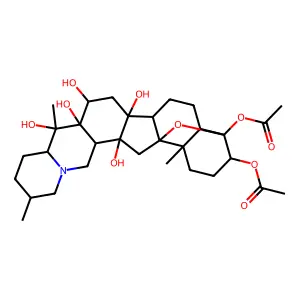 3,4-Diacetylcevin structure