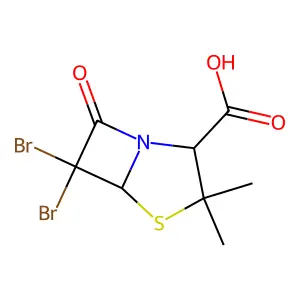 6,6-二溴青霉烷酸 structure