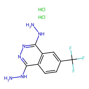 Ethanethiol, 2-(4-(p-hydroxyphenyl)butyl)amino-, hydrogen sulfate (ester) structure