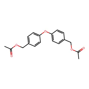 4,4'-Oxydibenzyl di(acetate) structure