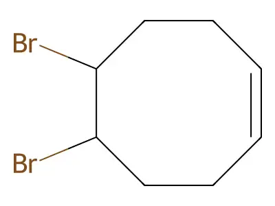 5,6-dibromocyclooctene structure