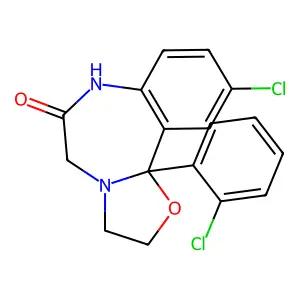 氯唑唑仑 structure