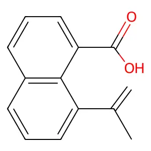 8-Isopropenyl-1-naphthoic acid structure
