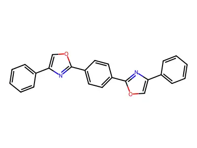 1,4-Bis(4-phenyloxazol-2-yl)benzene structure
