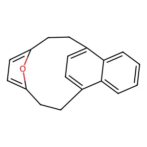 8,11-Epoxy-5,14-ethenobenzocyclododecene, 6,7,12,13-tetrahydro- structure