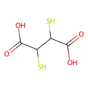 二巯基丁二酸 structure