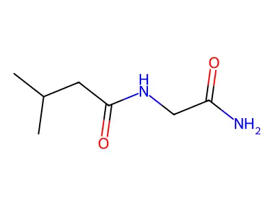 Butanamide, N-(2-amino-2-oxoethyl)-3-methyl- structure