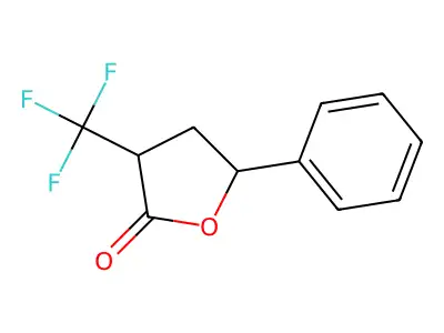 5-Phenyl-3-(trifluoromethyl)oxolan-2-one structure