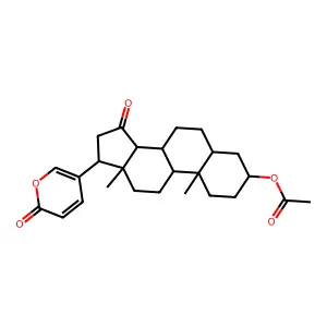 3-(Acetyloxy)-15-oxobufa-20,22-dienolide structure