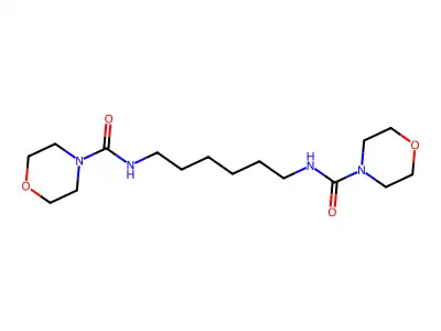 N,N'-Hexamethylenebis(4-carbamoylmorpholine) structure