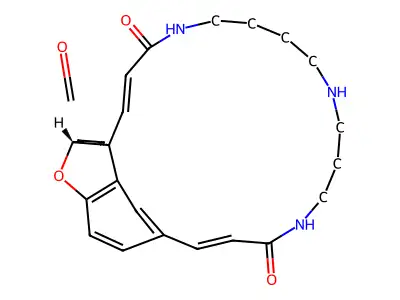 银扇草碱 structure