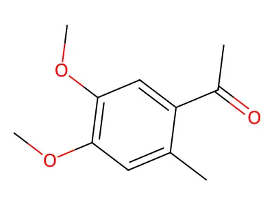 4',5'-Dimethoxy-2'-methylacetophenone structure