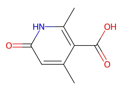 2,4-Dimethyl-6-oxo-1,6-dihydropyridine-3-carboxylic acid structure