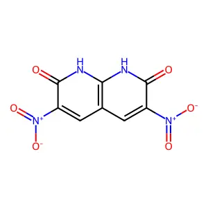 3,6-Dinitro-1,8-dihydro-1,8-naphthyridine-2,7-dione structure