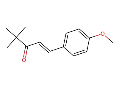 1-(4-Methoxyphenyl)-4,4-dimethylpent-1-en-3-one structure