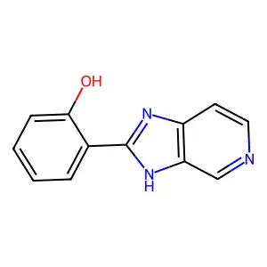 o-1H-Imidazo(4,5-c)pyridin-2-ylphenol structure