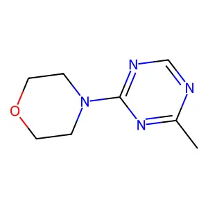 2-Methyl-4-(4-morpholinyl)-1,3,5-triazine structure